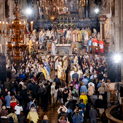 byzantinisches Pontifikalamt Stephansdom