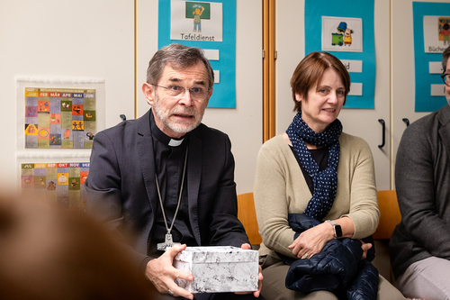 Schulbesuch Blaue Schule